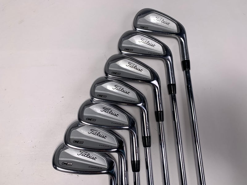 Titleist 718 CB Iron Set 4-PW KBS Tour Stiff Steel Mens RH (No 7 Iron)