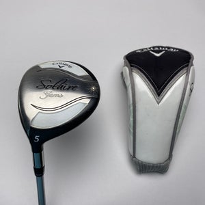 Callaway Solaire Gems 5 Fairway Wood 18* 55g Ladies Graphite Womens LH HC