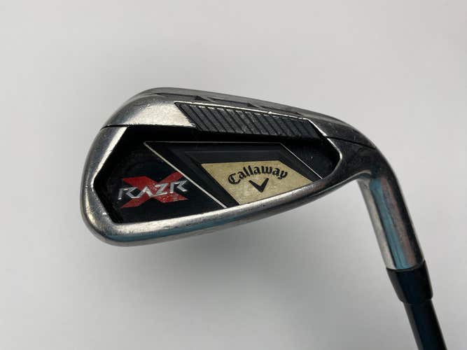 Callaway Razr X Single 9 Iron 2* Flat 65g Senior Graphite Mens RH