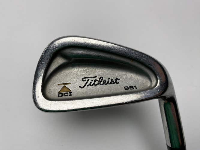 Titleist DCI 981 Single 6 Iron Tri-Spec Regular Steel Mens RH Midsize Grip