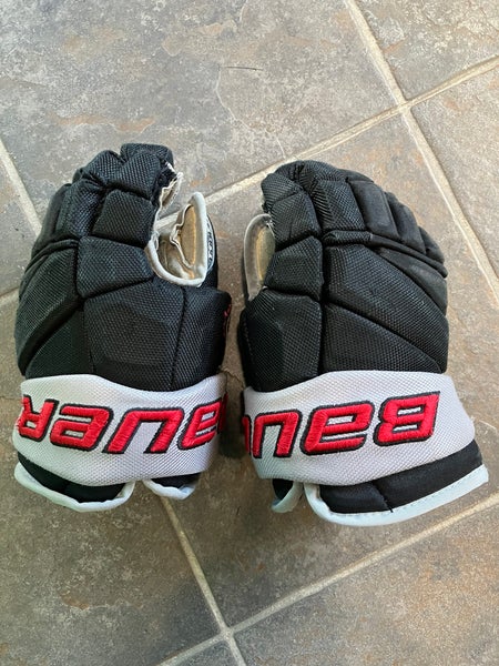 Black Bauer Vapor Pro Team Gloves 12" (Used)