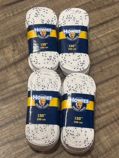 Howies Hockey 130” White Skate Laces Lot of 4 Pairs Brand New