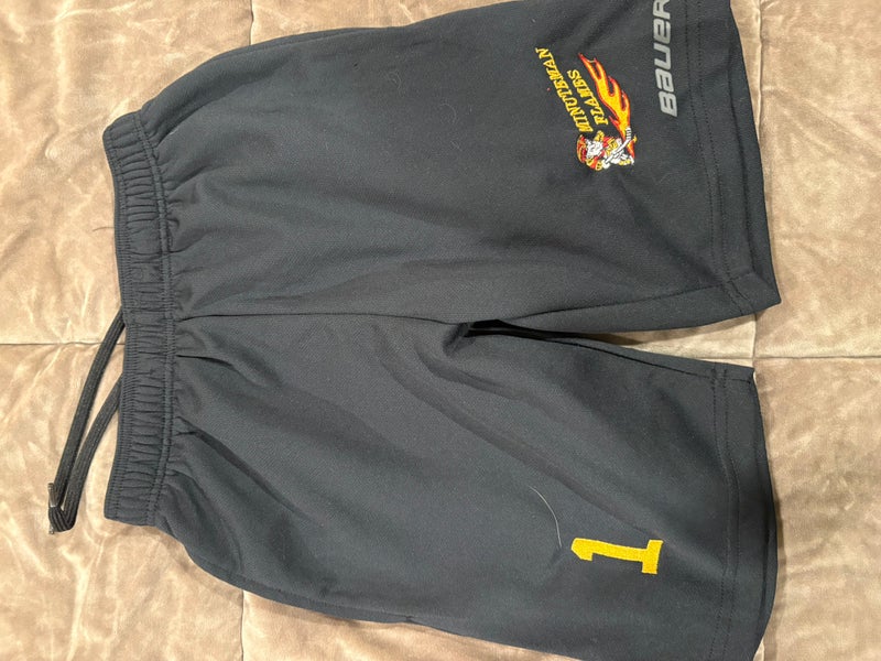 Black Small Youth Bauer Shorts (Used)