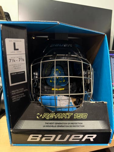 Large Bauer Re-Akt 150 Helmet (New)