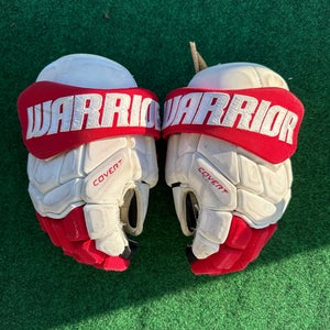 White Senior Warrior Covert Pro Gloves 13" (Used)