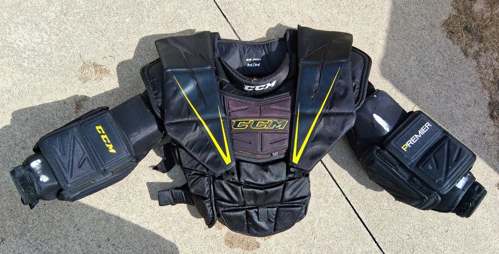Medium SR CCM Premier Pro Goalie Chest Protector (Used)