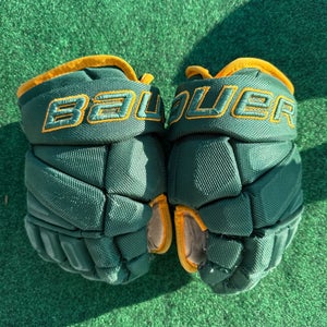 Green Junior Bauer Vapor Elite Gloves 11" (Used)