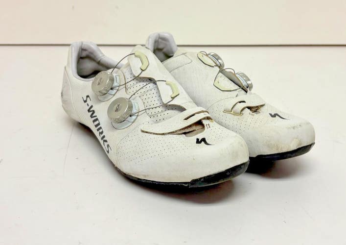 Specialized S-Works 7 Road Dual Boa Coiler Carbon Sole Shoes EU 43 US 9.5 White
