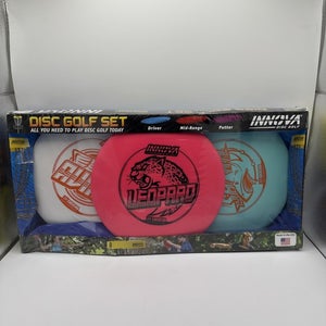 NEW Sealed Innova Driver / Mid Range/ Putter Disc Golf Set
