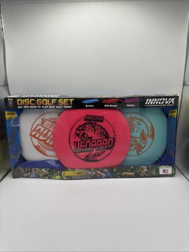 NEW Sealed Innova Driver / Mid Range/ Putter Disc Golf Set