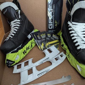 Used Graf G755 Pro Hockey Skates Plus Extras!
