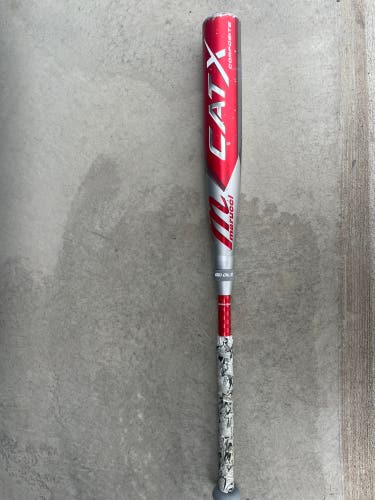 2024 Marucci CAT X Composite BBCOR Certified Bat (-3) 29 oz 32" (Used)