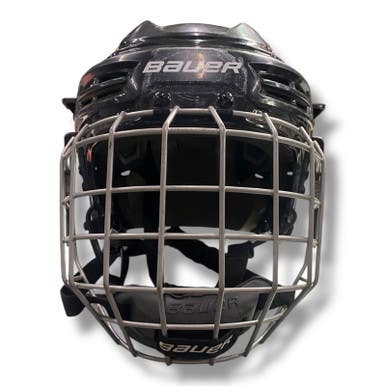 Used Bauer IMS 5.0 Helmet Cage Combo Black SM 11375-S000362701