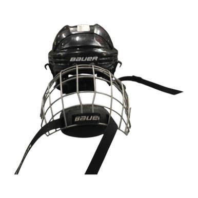 Used Bauer BHH2100 JUNIOR NOHECC Helmet Cage Combo Black One Size 11375-S000364462