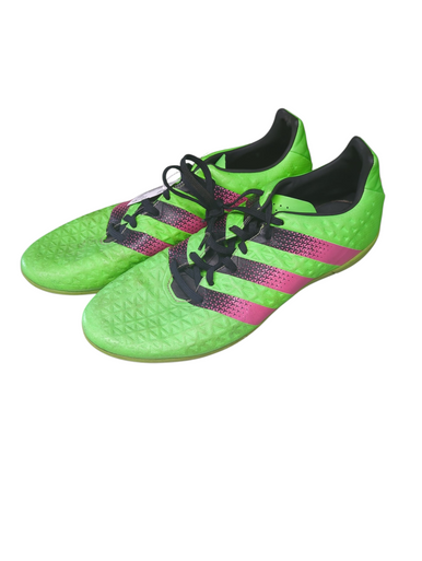 Used Adidas Soccer Indoor Shoes Green Senior 12.5 11833-S000165455