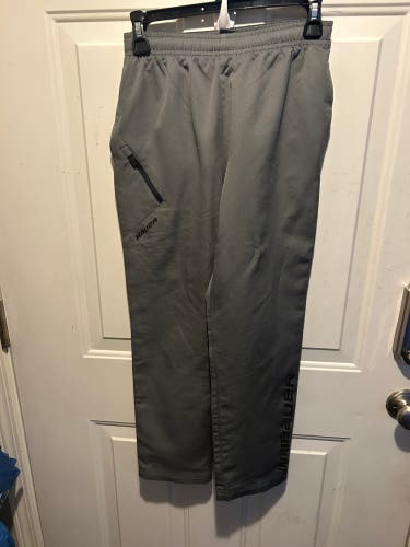 Gray Medium Kids Unisex Bauer Pants (Used)