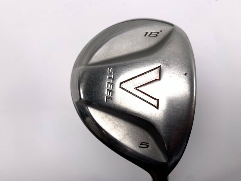 TaylorMade V Steel 5 Fairway Wood 18* Tour XStiff Graphite Mens RH