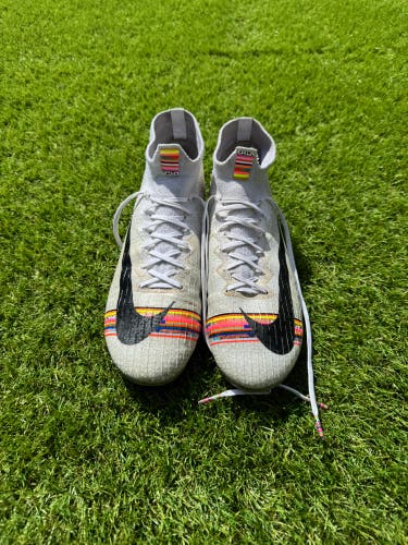 NIKE MERCURIAL SUPERFLY 6 ELITE FG LVLUP-PURE PLATINUM/WHITE CR7 RARE 11.5