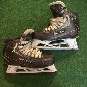 Senior Bauer Elite Hockey Goalie Skates | Size 9.5 (Fit 1) (Used)