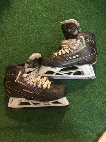 Senior Bauer Elite Hockey Goalie Skates | Size 9.5 (Fit 1) (Used)