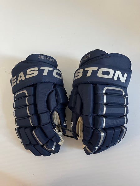 Used Senior Easton E Pro Pro Stock Size 14" Gloves Navy Blue