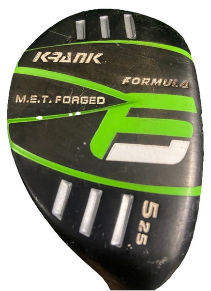 Krank Golf Formula 6 M.E.T. Forged 5h 25 RH LA Golf 70g Reign Silver Stiff Flex