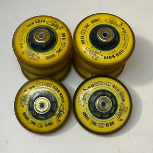 Rink Rat Yellow Hot Shot X Wheels 76/80mm Hilo
