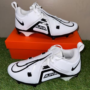 Nike Alpha Menace Pro 3 Low PE Football Cleats FB6834-100 White Mens 14 NEW