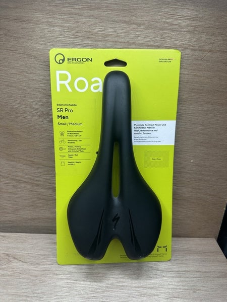 Ergon SR Pro Bike Saddle - Titanium, Men's Small/Medium
