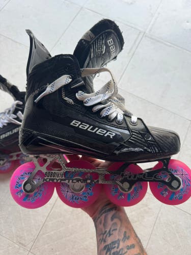 2023 Bauer Supreme Mach Hockey Skates Regular Width 7 (Used)
