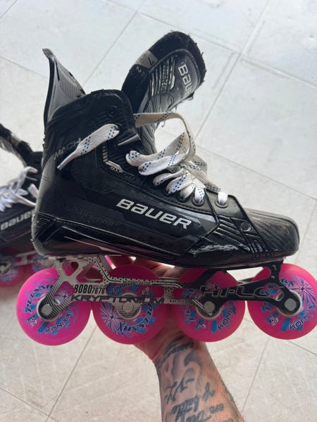 2023 Bauer Supreme Mach Hockey Skates Regular Width 7 (Used)