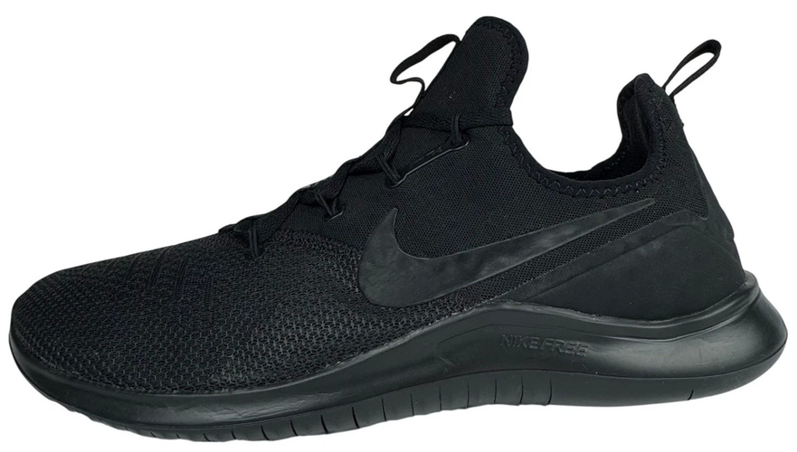 Nike Free TR 8 Womens Size 12 Triple Black Sneakers Running Gym Cross Training