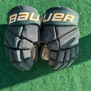 Green Junior Bauer Vapor Elite Gloves 11" (Used)