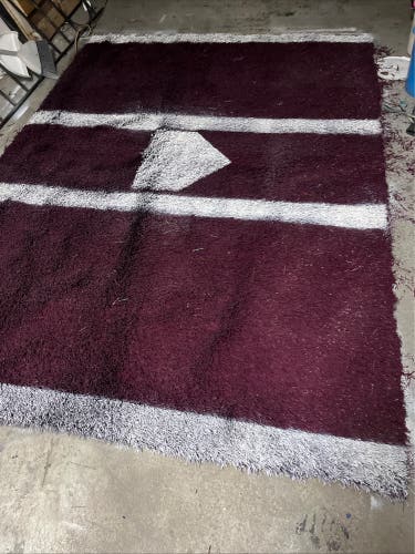 (New) synthetic turf baseball/softball hitting training mat w/6x3ft boxes