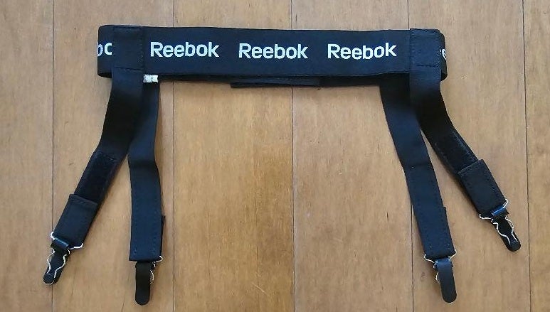 Reebok Hockey Black Garter Belt Adult S/M (Used)