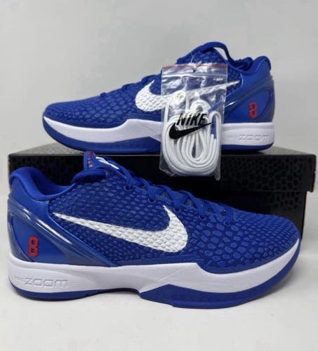 Nike Kobe VI Protro DODGERS Size 14 - CW2190 400 Game Royal/University Red/White