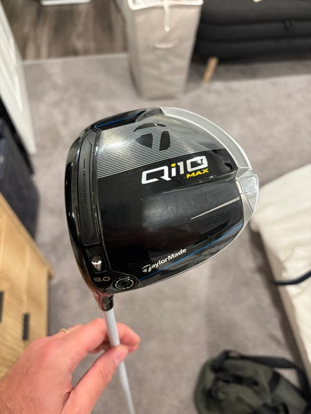 Men's 2024 TaylorMade Qi10 Max Left Hand Driver Extra Stiff Flex 9 Loft (Used)