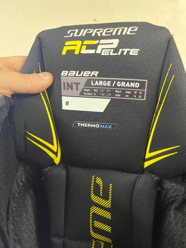 Large Bauer Supreme ACP Elite Girdle Intermediate Large (Used)