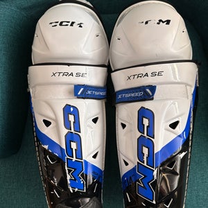 Senior CCM Jetspeed XTRA SE 14" Shin Pads (Used)