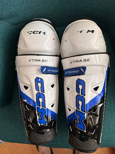 Senior CCM Jetspeed XTRA SE 14" Shin Pads (Used)