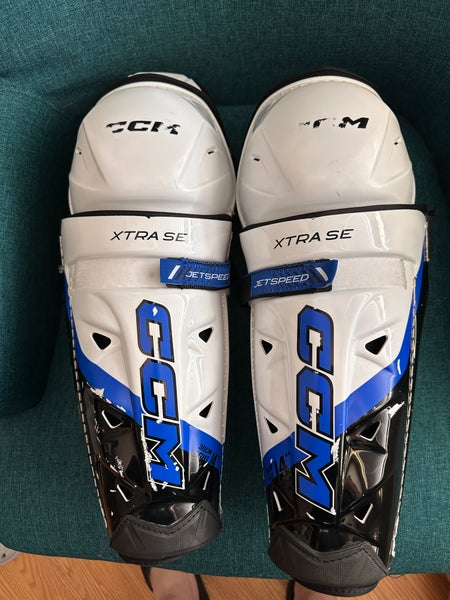 Senior CCM Jetspeed XTRA SE 14" Shin Pads (Used)