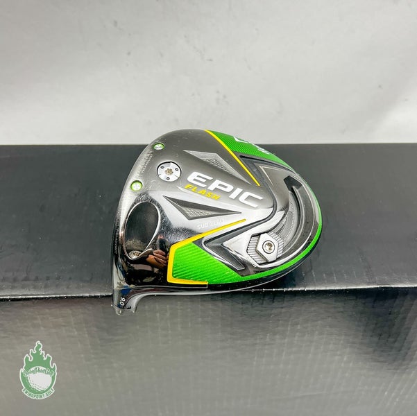Used Left Handed Callaway EPIC Flash Sub Zero Driver 9* Head Only Golf Club