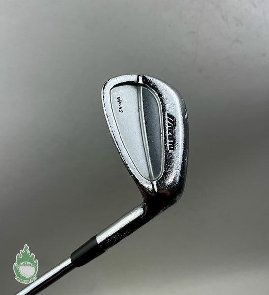 Used Right Hand Mizuno MP-62 Forged PW S300 Stiff Flex Steel Golf Club