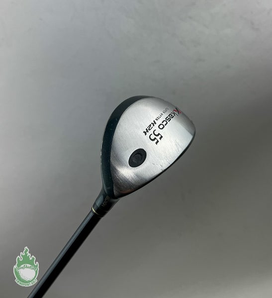 Used RH Kasco K2K 55 Super Hyten Hybrid 22* 66g Stiff Graphite Golf Club