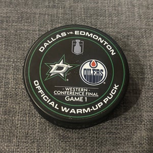 2025 NHL Western Conference Finals Official Warm Up Hockey Puck New