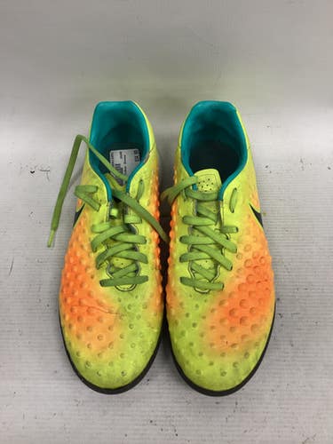 Nike (Used) Size M 7.5 (W 8.5) Yellow Indoor Cleats