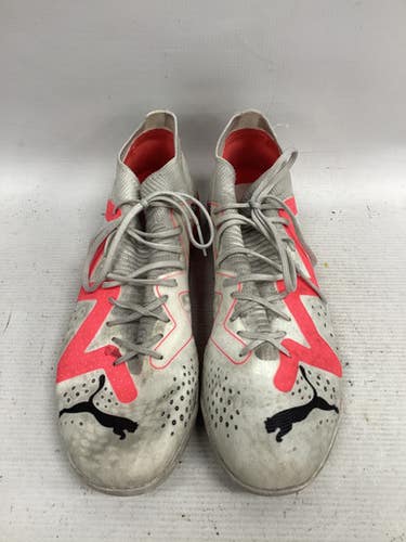 Puma (Used) Size M 8.0 (W 9.0) White Cleats
