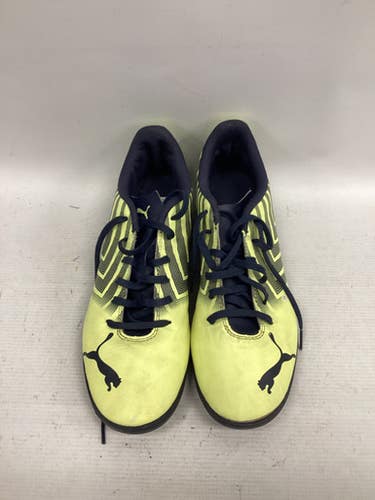 Puma (Used) Size M 9.0 (W 10.0) Yellow Indoor Cleats