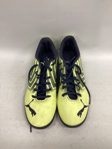 Puma (Used) Size M 9.0 (W 10.0) Yellow Indoor Cleats