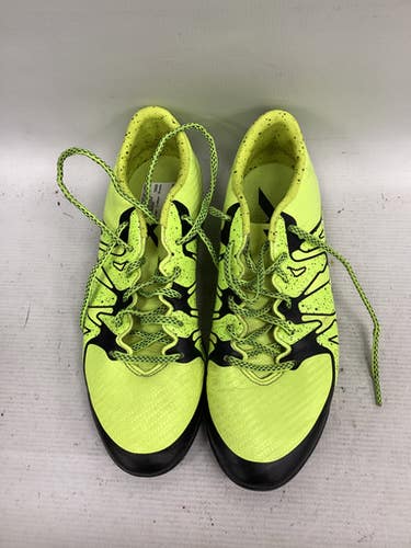 Adidas (Used) Size M 8.0 (W 9.0) Yellow Indoor Cleats